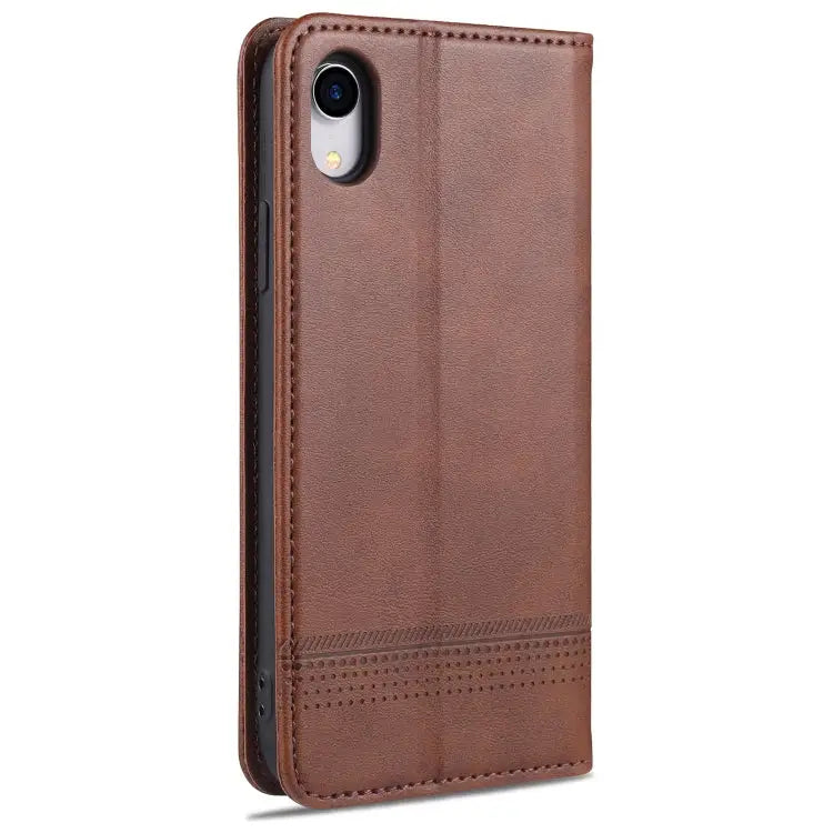 AZNS Magnetic Calf Texture Horizontal Flip Leather Case with Card Slots & Holder & Wallet For iPhone XR For iPhone XS