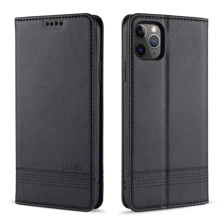 AZNS Magnetic Calf Texture Horizontal Flip Leather Case with Card Slots & Holder & Wallet For iPhone 12 Pro Max