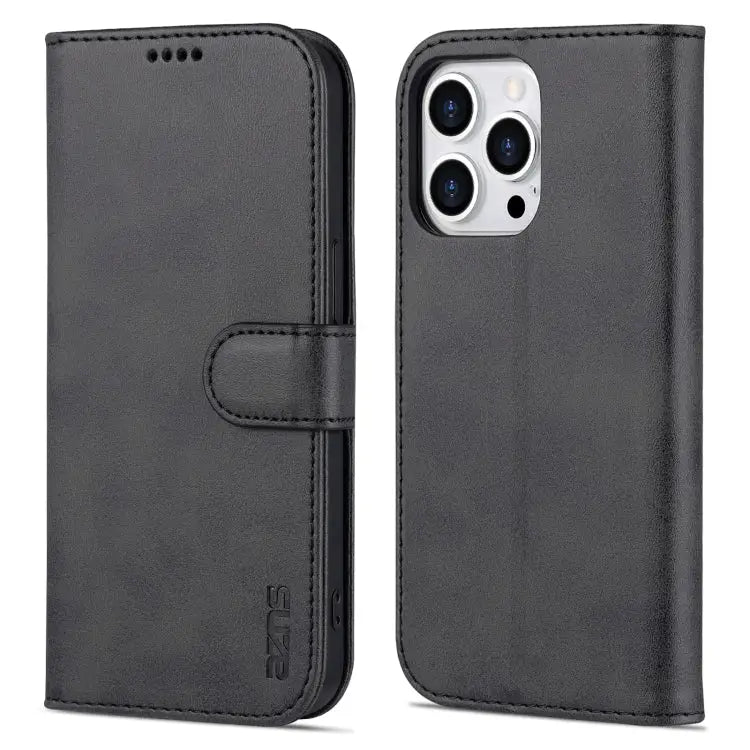 AZNS Skin Feel Calf Texture Horizontal Flip Leather Case For iPhone 14 For iPhone 14 Plus For iPhone 14 Pro For iPhone