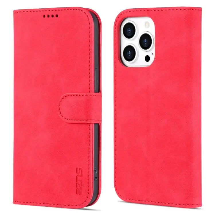 AZNS Skin Feel Calf Texture Horizontal Flip Leather Case For iPhone 14 For iPhone 14 Plus For iPhone 14 Pro For iPhone