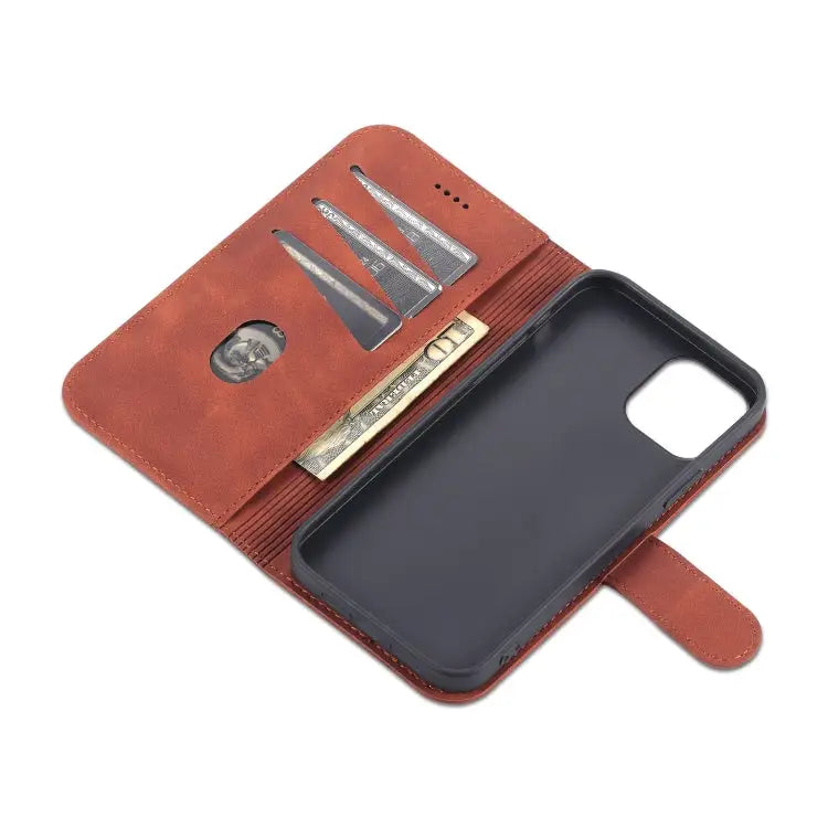 AZNS Skin Feel Calf Texture Horizontal Flip Leather Case For iPhone 14 For iPhone 14 Plus For iPhone 14 Pro For iPhone
