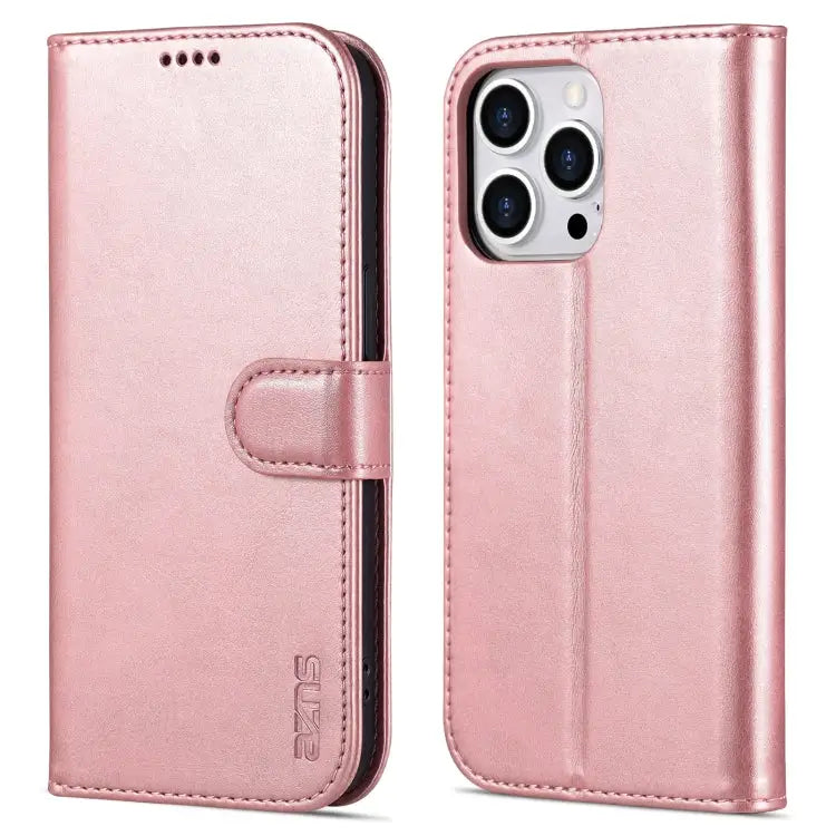 AZNS Skin Feel Calf Texture Horizontal Flip Leather Case For iPhone 14 For iPhone 14 Plus For iPhone 14 Pro For iPhone