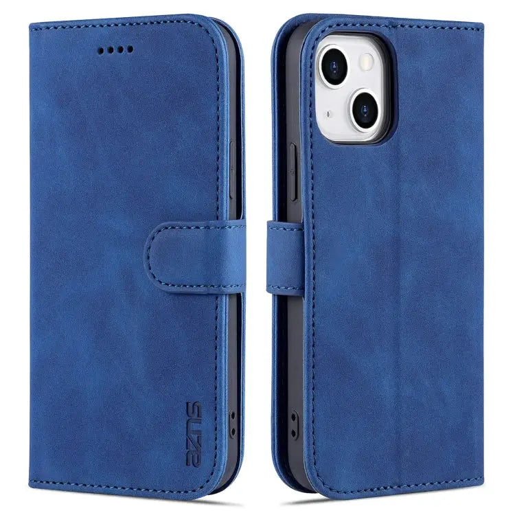 AZNS Skin Feel Calf Texture Horizontal Flip Leather Case For iPhone 14 For iPhone 14 Plus For iPhone 14 Pro For iPhone