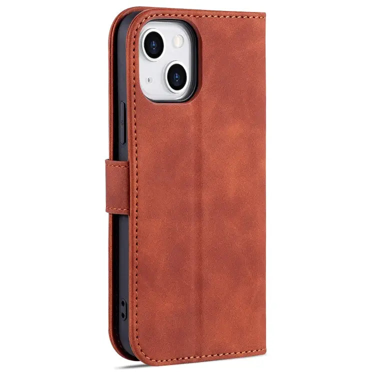 AZNS Skin Feel Calf Texture Horizontal Flip Leather Case For iPhone 14 For iPhone 14 Plus For iPhone 14 Pro For iPhone