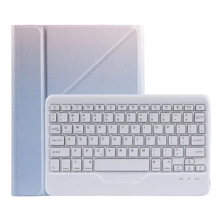 B011 Splittable Bluetooth Keyboard Leather Case with Triangle Holder & Pen Slot For iPad 9.7 2018 & 2017 / Pro 9.7