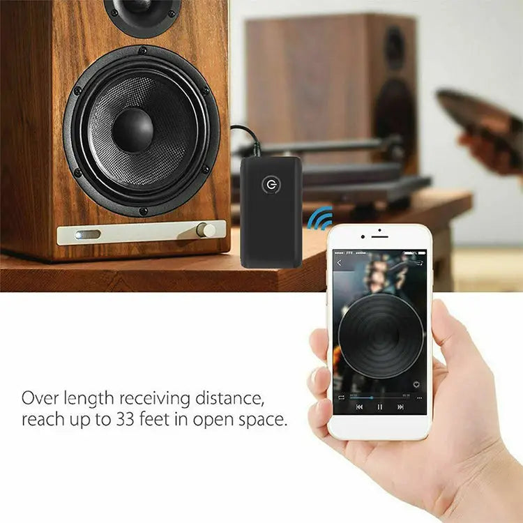 B10S Bluetooth Adapter 5.0 Bluetooth Transmitter Receiver 2 in 1 Bluetooth Adapter black - black - Apple Accessories