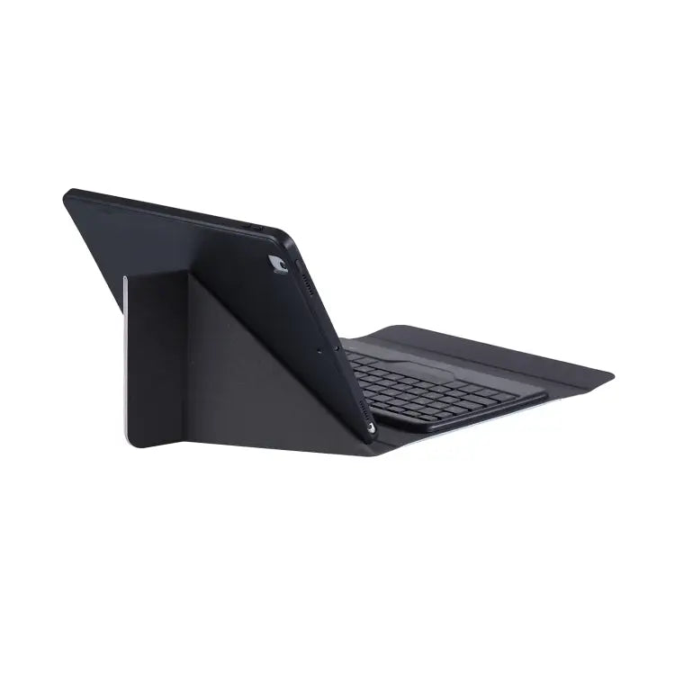 B10S Triangle Holder Three-color Backlight Bluetooth Keyboard Leather Case With Three-color Backlight - Apple