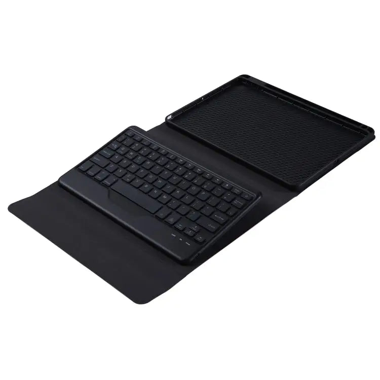 B10S Triangle Holder Three-color Backlight Bluetooth Keyboard Leather Case With Three-color Backlight - Apple