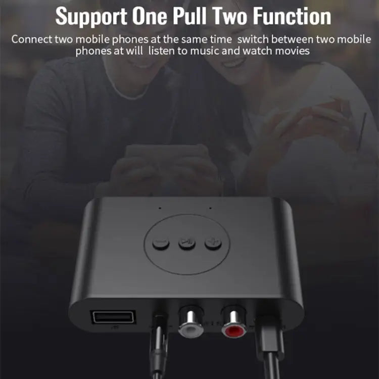 B21 Bluetooth 5.0 Audio Receiver AUX RCA Output U-disk Playback