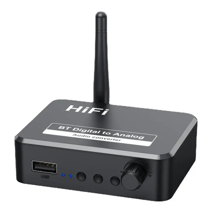 B35 Bluetooth 5.0 Receiver Digital to Analog 3.5mm Audio Converter - B35