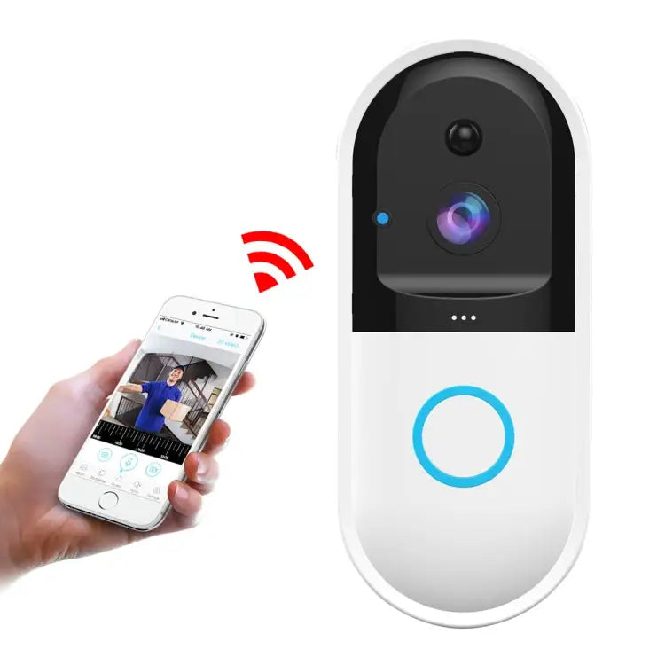 B50 720P Smart WiFi Video Visual Doorbell Support Phone Remote Monitoring & Night Vision & SD Card
