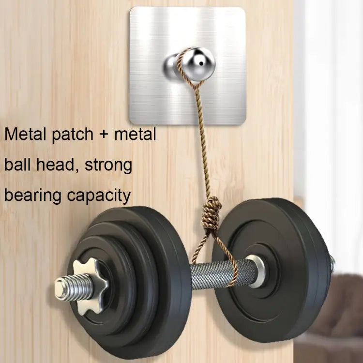 B87 Punch-free Tablet PC Aluminum Alloy Bracket Bathroom Kitchen Adhesive Wall Phone Holder B87 (Silver Gray) - B87