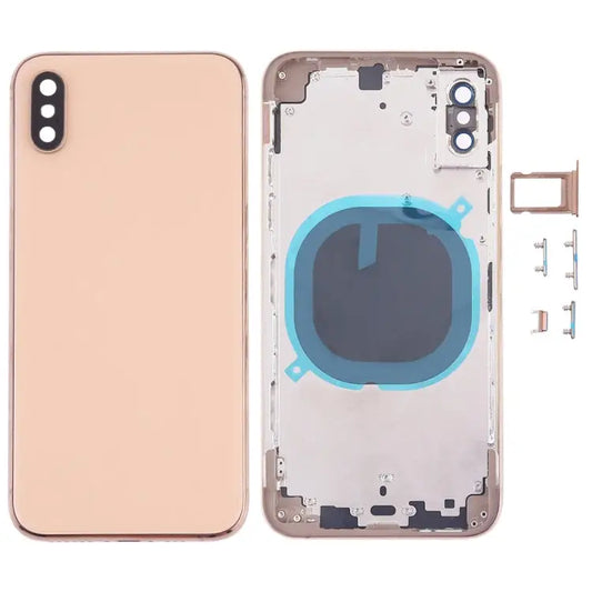 Back Cover with Camera Lens & SIM Card Tray & Side Keys for iPhone XS - For iPhone XS (Camera Lens + Side Keys)