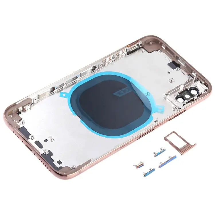 Back Cover with Camera Lens & SIM Card Tray & Side Keys for iPhone XS