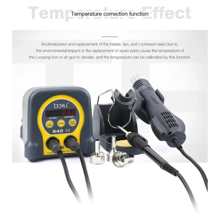 BAKU ba-942 Led BGA SMD Hot Air Rework Soldering Station EU Plug EU Plug - EU Plug