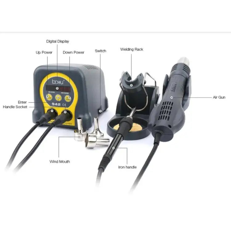 BAKU ba-942 Led BGA SMD Hot Air Rework Soldering Station EU Plug EU Plug - EU Plug