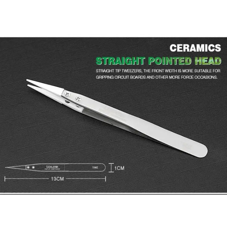 BAKU BA-I7-72MZ Stainless Steel Straight Tweezers BAKU BA-I7-72MZ(Straight) - BAKU BA-I7-72MZ(Straight)