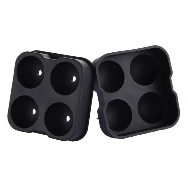 Ball Shape 4-Grid Silicone Ice Cube Mold Ball Shape - Ball Shape
