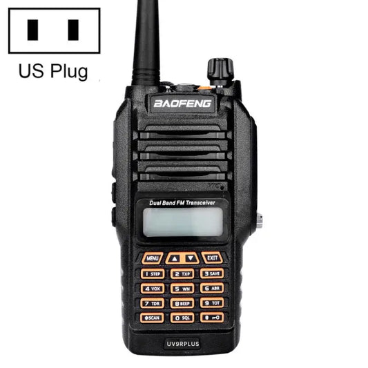 BaoFeng BF-UV9R Plus 10W Waterproof Dual Band Radio Handheld Antenna Walkie Talkie US Plug BF-UV9Rplus US Plug