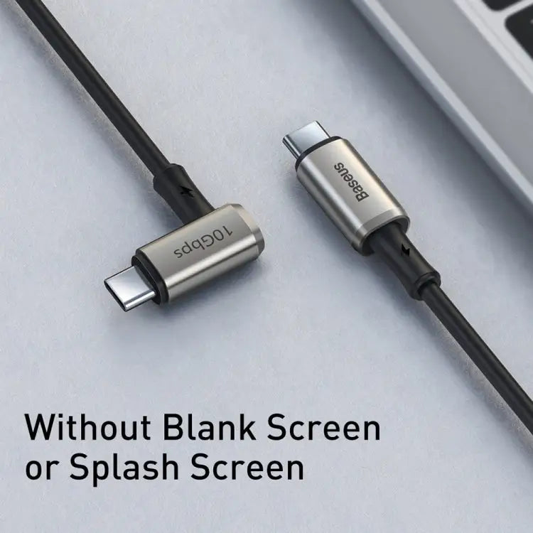Baseus CATPN-01 100W 5A PD3.1 Gen2 USB-C / Type-C to USB-C / Type-C HD Same Screen Coaxial Hammer Cable Cable Length: