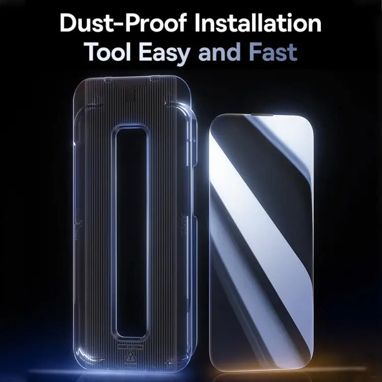 Baseus Sapphire Series Dustproof Peep-proof Tempered Glass Film For iPhone 15 Pro Max For iPhone 15 Pro For iPhone 15