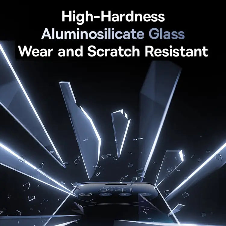 Baseus Sapphire Series Dustproof Peep-proof Tempered Glass Film For iPhone 15 Pro Max For iPhone 15 Pro For iPhone 15