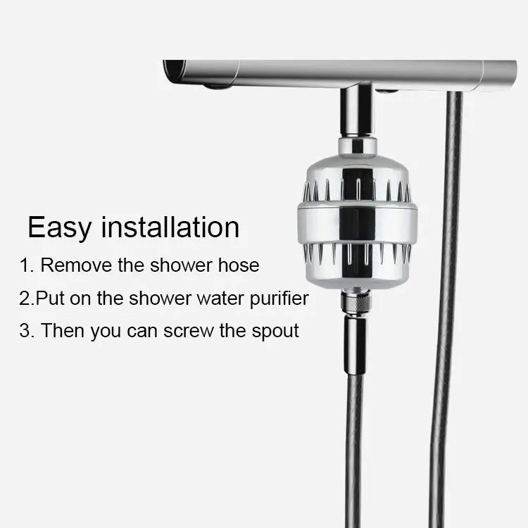 Bath Water Purifier Shower Faucet Chlorine Filter Interface: 2.1cm / 2.7cm 2.1cm / 2.7cm Faucet Filter - 2.1cm / 2.7cm