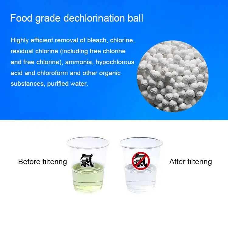 Bath Water Purifier Shower Faucet Chlorine Filter Interface: 2.1cm / 2.7cm 2.1cm / 2.7cm Faucet Filter - 2.1cm / 2.7cm