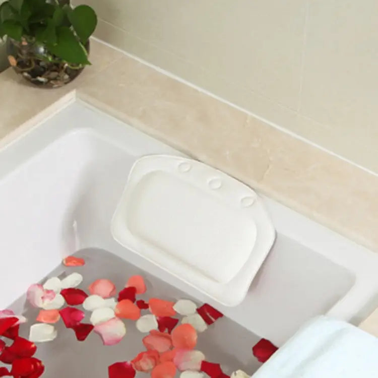 Bathroom Supplies Bathtub Pillow Bath Bathtub Headrest Suction Cup Waterproof Bath Pillows,Random Color Delivery,Size: