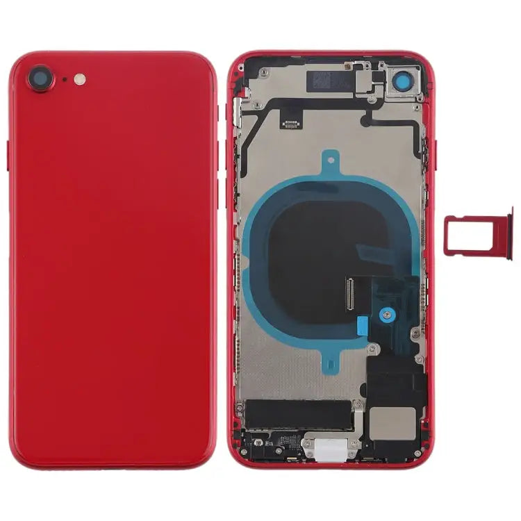 Battery Back Cover Assembly with Side Keys & Vibrator & Speaker Ringer Buzzer & Power Button + Volume Button Flex Cable