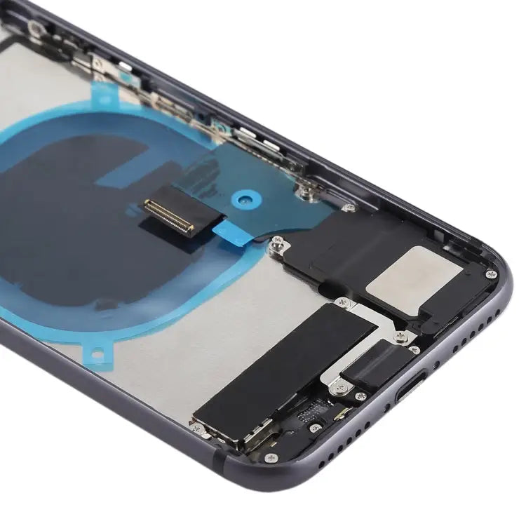 Battery Back Cover Assembly with Side Keys & Vibrator & Speaker Ringer Buzzer & Power Button + Volume Button Flex Cable