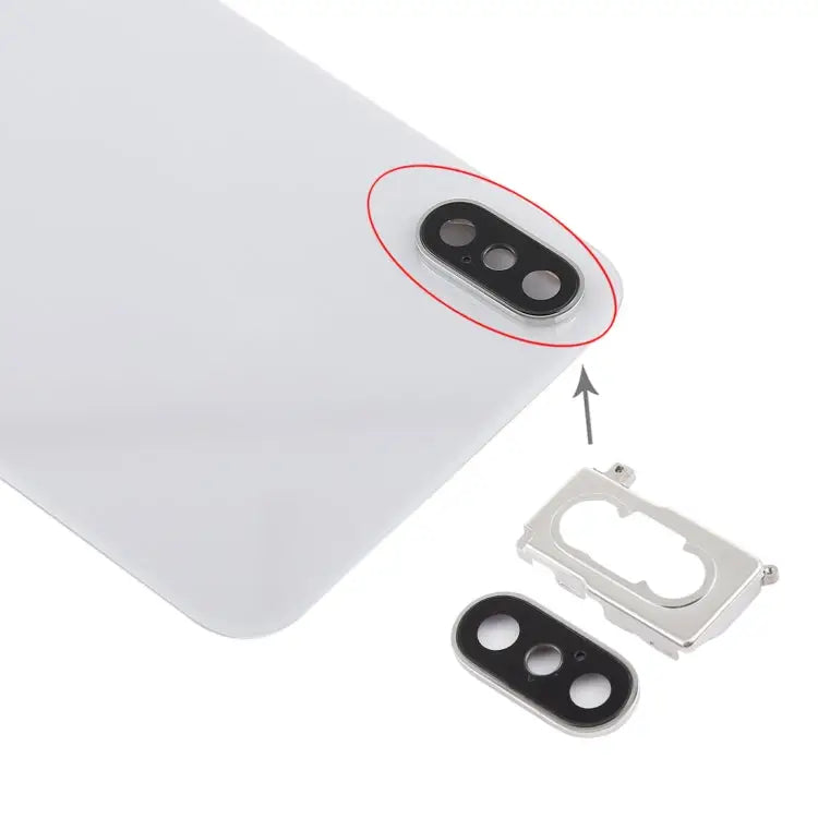 Battery Back Cover with Back Camera Bezel & Lens & Adhesive for iPhone XS Max
