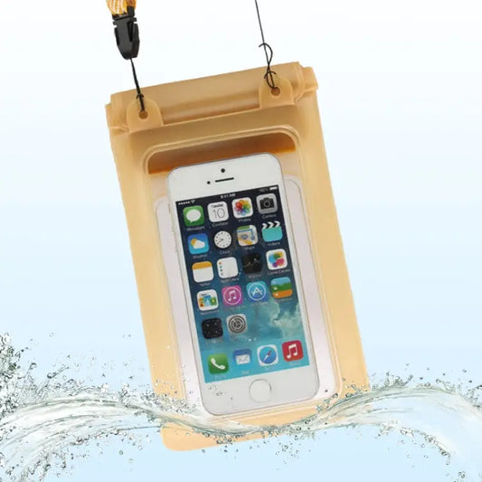 Beach Waterproof Storage Bag with Strap for iPhone 5 & 5s & SE & 5C Inner Size: 17.5cm x 11.3cm