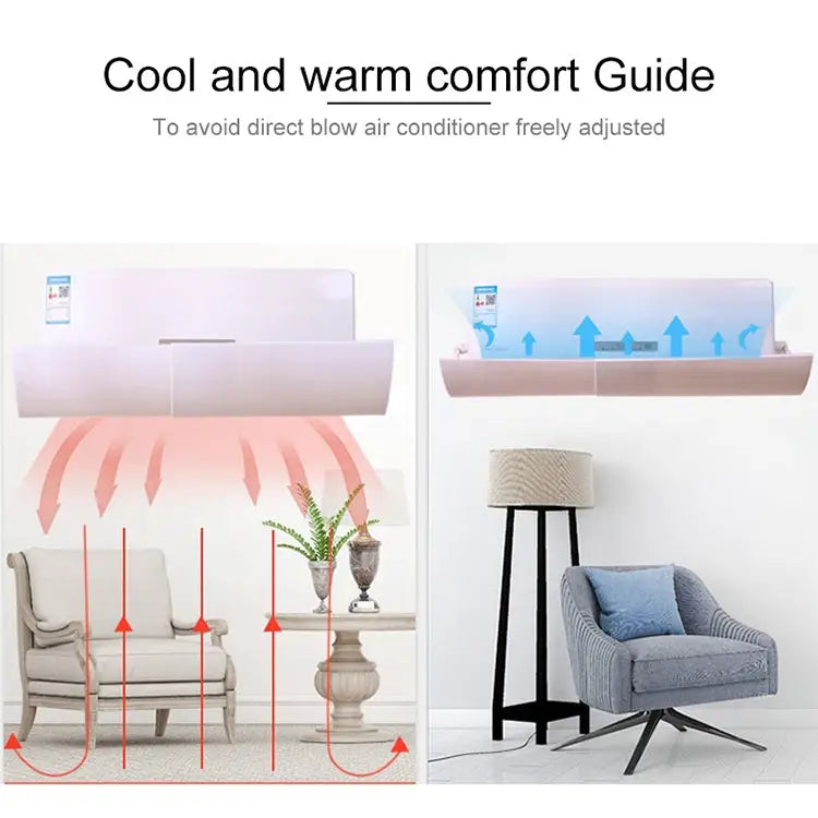 Bedroom Wall-Mounted Baby Universal Anti-Straight Blowing Air Conditioning Windshield Wind Deflector Shroud Y Rounded