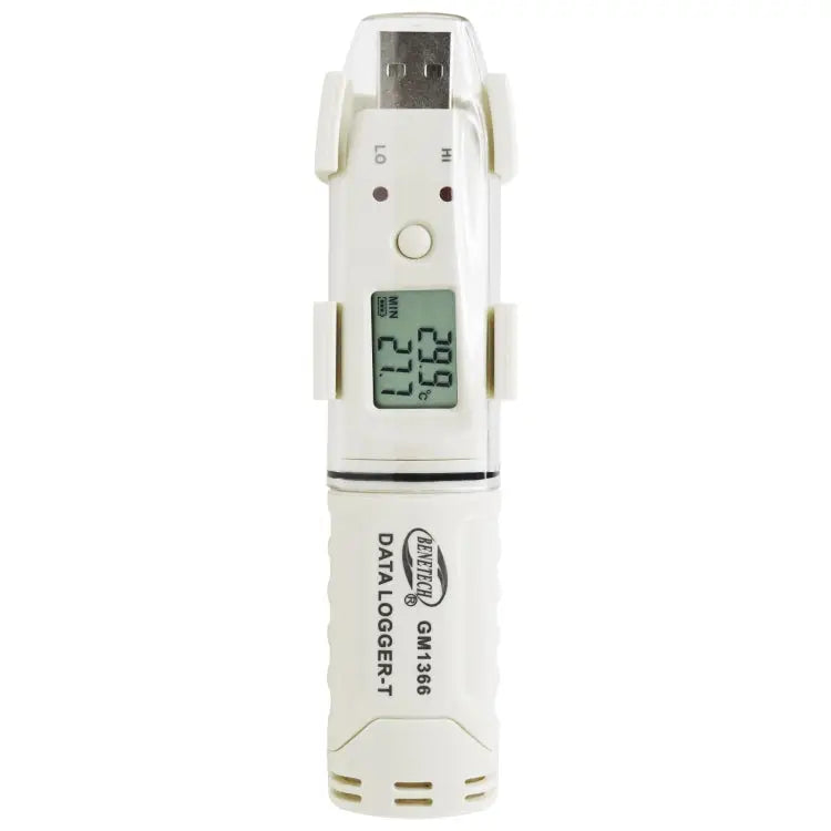 BENETECH GM1366 USB Digital Temperature and Humidity Recorder Meter with Alarm - GM1366
