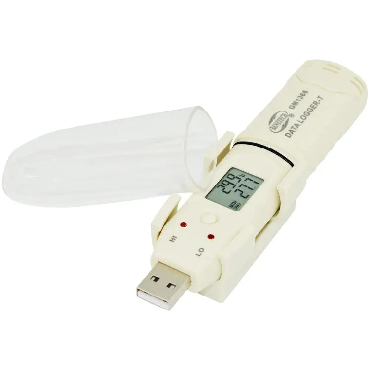 BENETECH GM1366 USB Digital Temperature and Humidity Recorder Meter with Alarm - GM1366