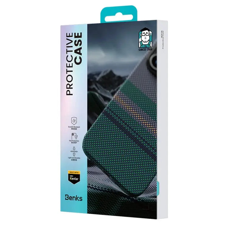 Benks Color Shield C1 Classic Kevlar Woven MagSafe Phone Case For iPhone 16 Pro Max For iPhone 16 Pro For iPhone 16