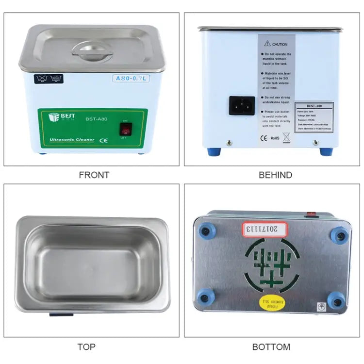 BEST-A80 0.7L Ultrasonic Washing Machine (Voltage 220V) - BEST-A80 0.7L