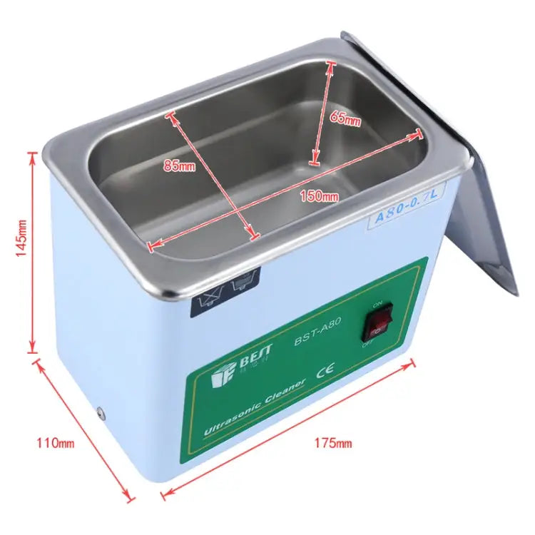 BEST-A80 0.7L Ultrasonic Washing Machine (Voltage 220V) - BEST-A80 0.7L