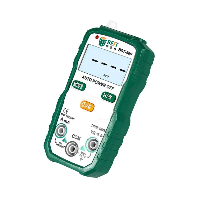 BEST BST-58F Full Automatic Range Multimeter Without Shift Intelligent Identification Digital Multimeter Household Mini