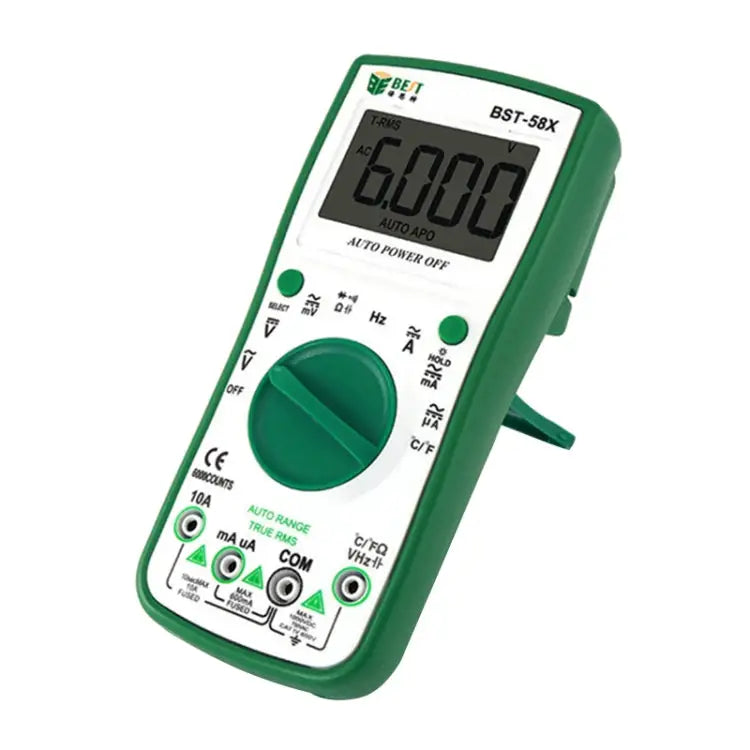 BEST BST-58X Multi-function Digital Multimeter Automatic Range Four Position Semi Backlight Display Intelligent Anti