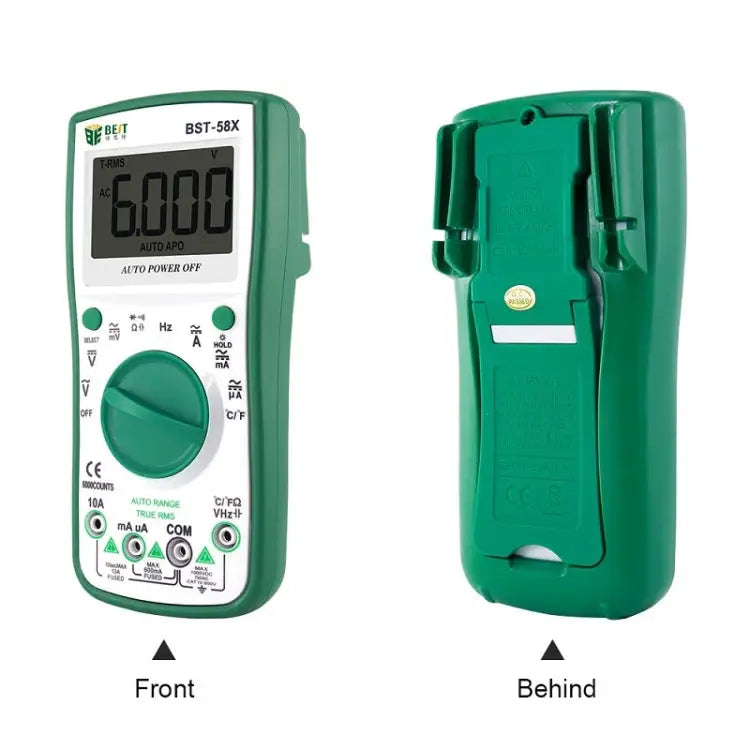 BEST BST-58X Multi-function Digital Multimeter Automatic Range Four Position Semi Backlight Display Intelligent Anti