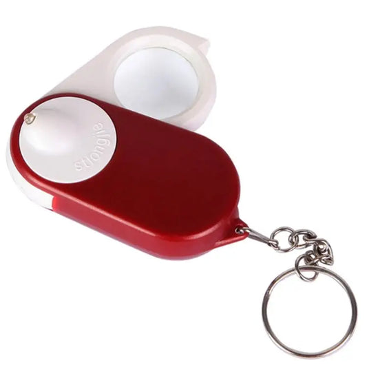 BEST BST-J106 10X Pocket Magnifier with LED Light Random Color Delivery - J106 Magnifier