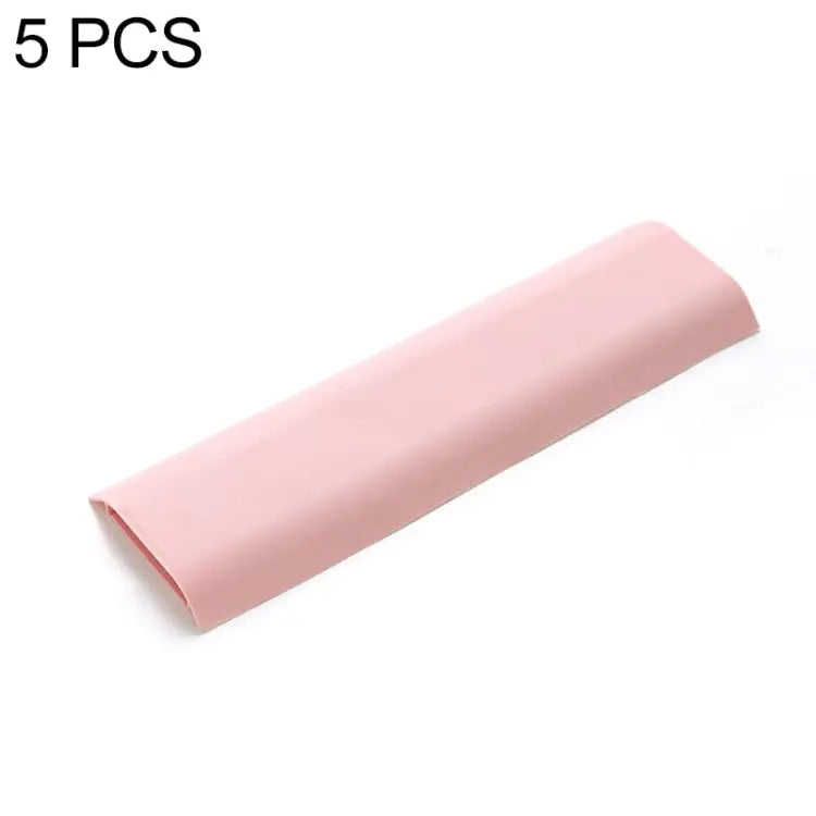 BF1805 5 PCS Plastic Concealed Cable Stick-On Cable Management Box - Pink