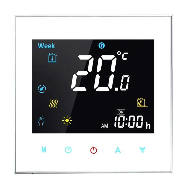 BHT-3001 16A Load Electronic Heating Type LCD Digital Heating Room Thermostat with Sensor Display Clock / Temperature