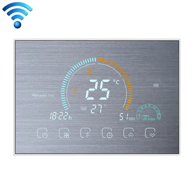 BHT-8000-GALW-SS Brushed Stainless Steel Mirror Control Water Heating Energy-saving and Environmentally-friendly Smart
