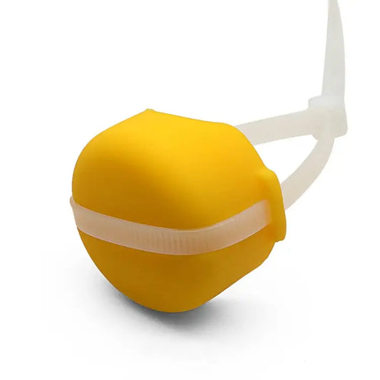 Bicycle Scooter Full Coverage Silicone Shockproof Protective Cover Case For AirTag - Fluorescent Yellow - Apple