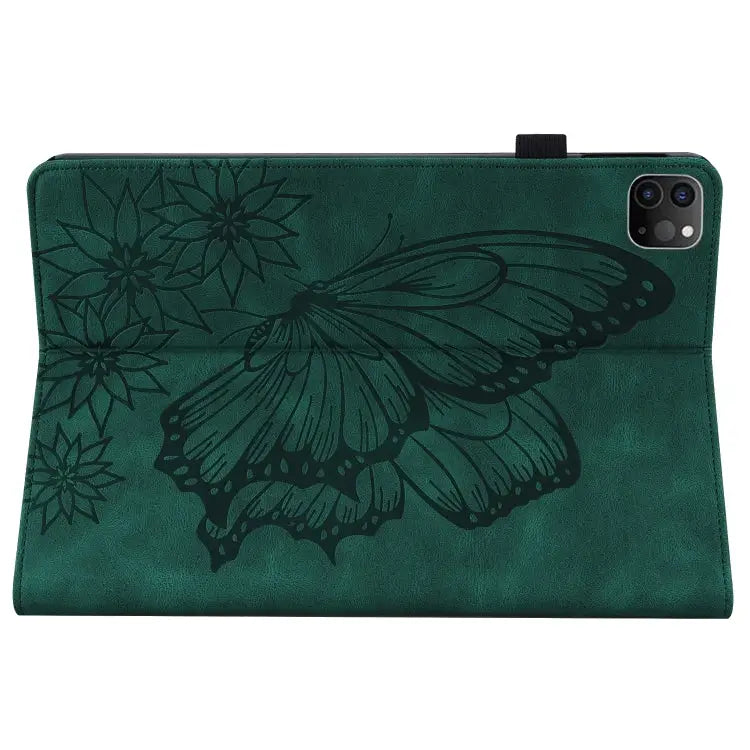Big Butterfly Embossed Smart Leather Tablet Case For iPad Pro 11 2022 / 2021&2020 / Air 2020 / 11 2024 - Apple