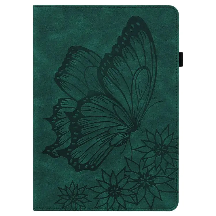 Big Butterfly Embossed Smart Leather Tablet Case For iPad Pro 11 2022 / 2021&2020 / Air 2020 / 11 2024 - Apple