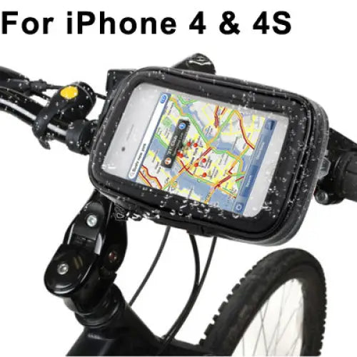 Bike Mount & Waterproof / Sand-proof / Snow-proof / Dirt-proof Tough Touch Case for iPhone 4 & 4S Galaxy S III mini